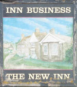 The pub sign. The New Inn, Roydon, Essex