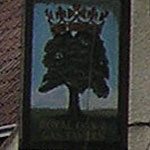 The pub sign. Royal Oak & Gas Tavern, Poole, Dorset