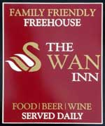 The pub sign. Swan Inn, Mattishall, Norfolk