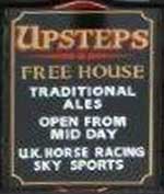 The pub sign. Up Steps, Birkdale, Merseyside