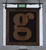 The pub sign. The George, Alton, Hampshire