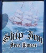 The pub sign. Ship Inn, Red Wharf Bay, Gwynedd