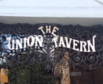 The pub sign. The Union Tavern, King's Cross / St Pancras, Central London