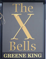 The pub sign. Ten Bells, Norwich, Norfolk