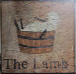 The pub sign. The Lamb, Berkhamsted, Hertfordshire