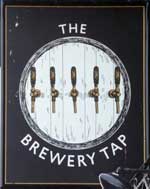 The pub sign. Brewery Tap, Ware, Hertfordshire