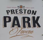 The pub sign. Preston Park Tavern, Brighton, East Sussex