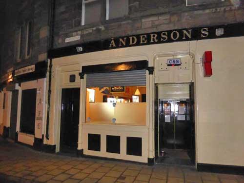 Picture 1. Anderson's Bar, Leith, Edinburgh, City of