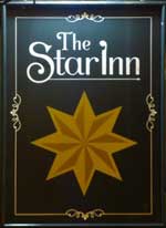The pub sign. Star Inn, Glossop, Derbyshire