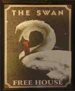 The pub sign. Swan, Buxton, Derbyshire