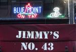 The pub sign. Jimmy’s No. 43, New York, America