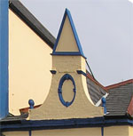 The pub sign. Hotel Continental, Whitstable, Kent