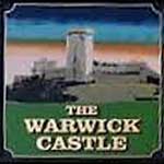 The pub sign. The Warwick Castle, Maida Vale, Greater London