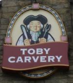 The pub sign. Toby Carvery Keighley, Keighley, West Yorkshire