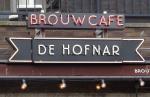 The pub sign. Brewcafe de Hofnar, Scheveningen, Netherlands