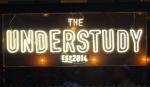 The pub sign. Understudy, Southwark, Central London