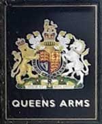 The pub sign. Queens Arms, Patricroft, Greater Manchester