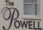 The pub sign. The Powell, Birchington-on-Sea, Kent