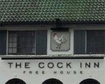 The pub sign. Cock Inn, Cockfosters, Greater London