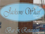The pub sign. Jacksons Wharf, Ramsgate, Kent