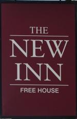 The pub sign. New Inn, Liversedge, West Yorkshire