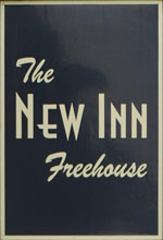 The pub sign. The New Inn, Easton, Dorset