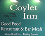 The pub sign. The Coylet Inn, Loch Eck, Argyll and Bute