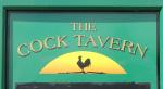 The pub sign. The Cock Tavern, Ongar (or Chipping Ongar), Essex