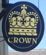 The pub sign. Crown, Chorley, Lancashire