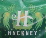 The pub sign. Hackney Brewery, Hackney, Greater London