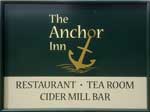 The pub sign. The Anchor Inn, Tintern, Gwent