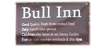 The pub sign. Bull Inn, West Malling, Kent