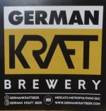 The pub sign. German Kraft Beer, Elephant & Castle, Central London