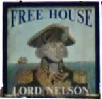 The pub sign. Lord Nelson, Southwark, Central London