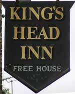 The pub sign. King's Head Inn, Sarre, Kent