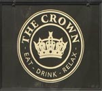 The pub sign. Crown, East Grinstead, West Sussex