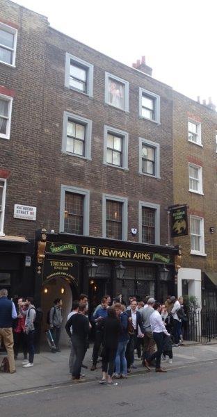 Picture 1. The Newman Arms, Fitzrovia, Central London