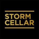 The pub sign. Storm Cellar, Whitley Bay, Tyne and Wear