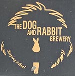 The pub sign. The Dog & Rabbit, Whitley Bay, Tyne and Wear