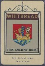 The pub sign. This Ancient Boro', Tenterden, Kent