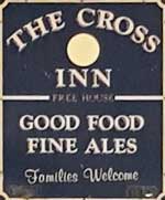 The pub sign. Cross Inn, Clarbeston Road, Pembrokeshire