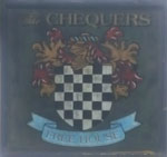 The pub sign. Chequers, Hainford, Norfolk