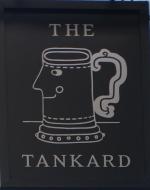 The pub sign. Tankard, Kennington, Greater London
