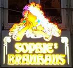 The pub sign. Sophie's Brauhaus, Stuttgart, Germany