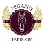 The pub sign. Pegasus Tap Room, Canterbury, Kent