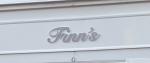 The pub sign. Finn's, Folkestone, Kent