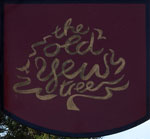 The pub sign. Ye Olde Yew Tree, Westbere, Kent