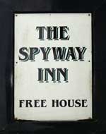 The pub sign. The Spyway Inn, Askerswell, Dorset
