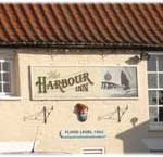 The pub sign. Harbour Inn, Southwold, Suffolk