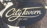 The pub sign. City Tavern, Newcastle-upon-Tyne, Tyne and Wear